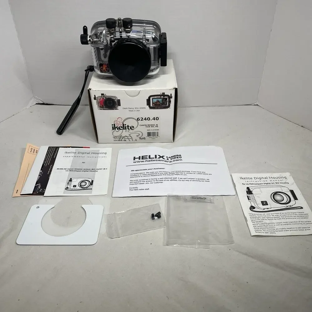 Ikelite Underwater Housing for Canon PowerShot SD4000 IS Camera Waterproof Case